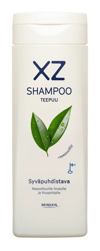 XZ Teepuu Shampoo rasvoittuvalle päänahalle ja syväpuhdistukseen